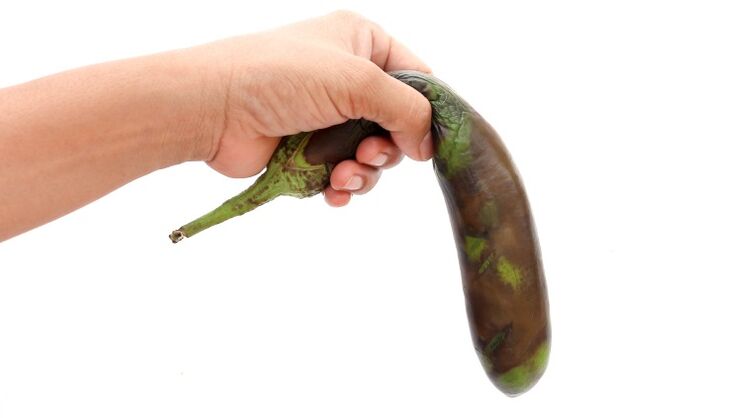 schlechte Potenz am Beispiel der Aubergine, wie man sie mit Nahrungsmitteln steigern kann
